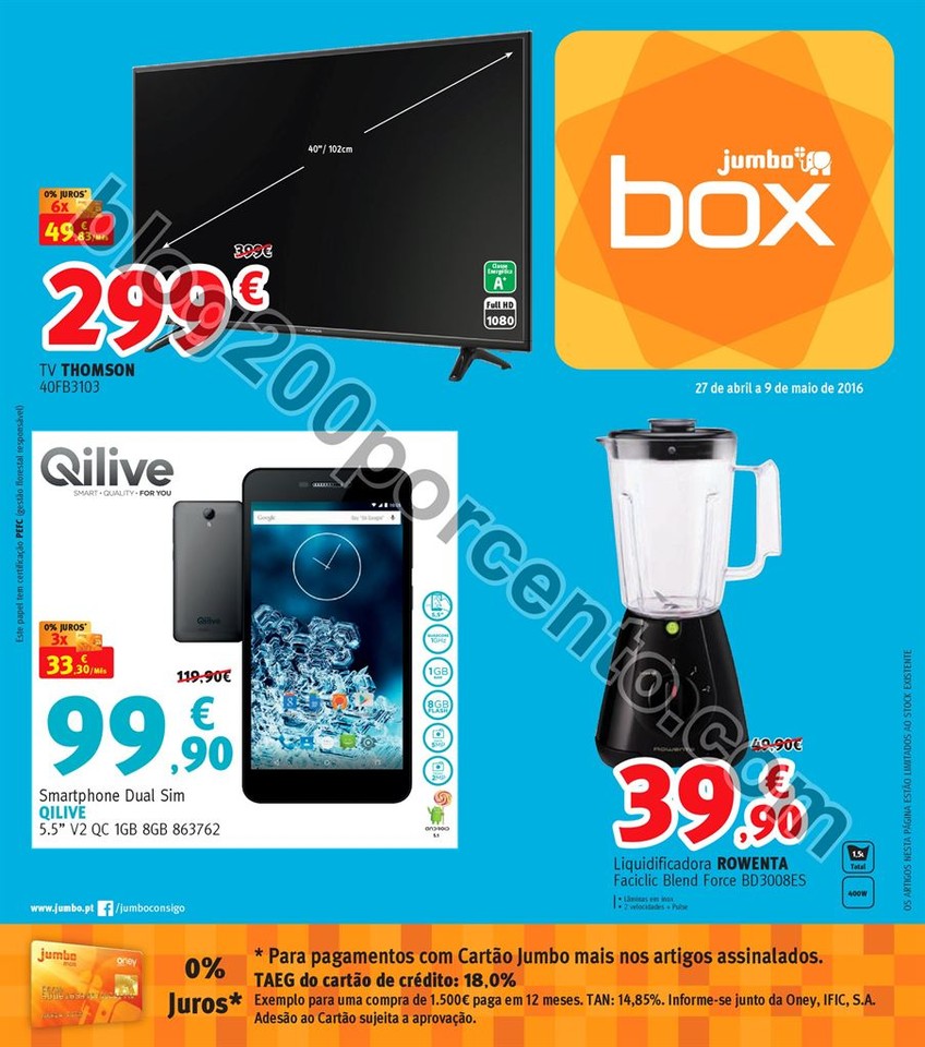 Antevisão Folheto JUMBO - BOX promoções de 27 a