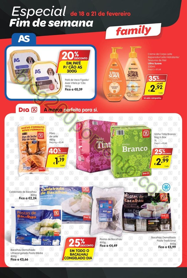 Antevisão Folheto MINIPREÇO Family de 18 a 24 fe