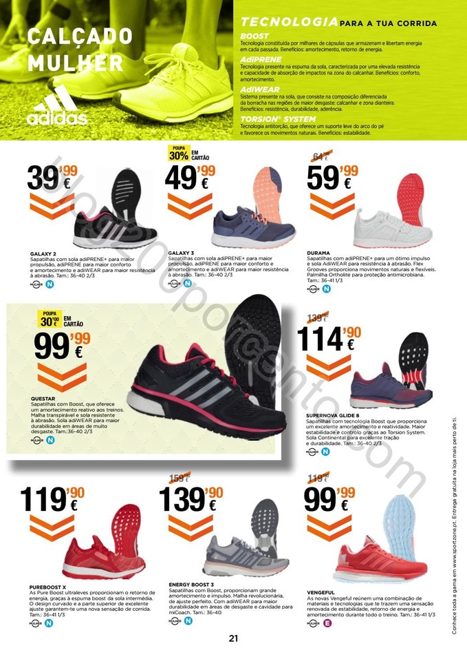 Novo Folheto SPORT ZONE Running de 14 setembro a 1