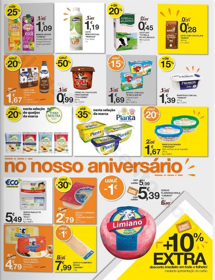 Antevisão Folheto E-LECLERC Aniversário promoç