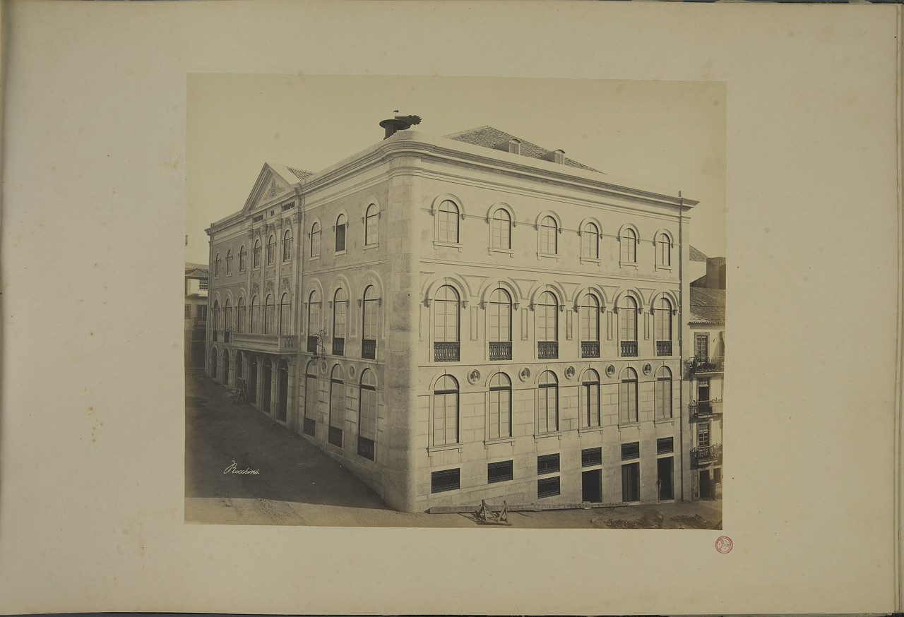 Teatro da Trindade, prova em albumina de Rocchini, Teatro da Trindade, prova em albumina de Rocchini,