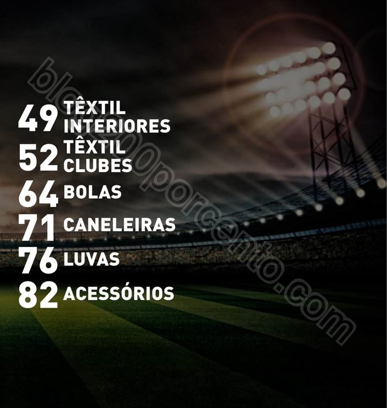 Novo Folheto SPORT ZONE Especial Futebol promoçõ