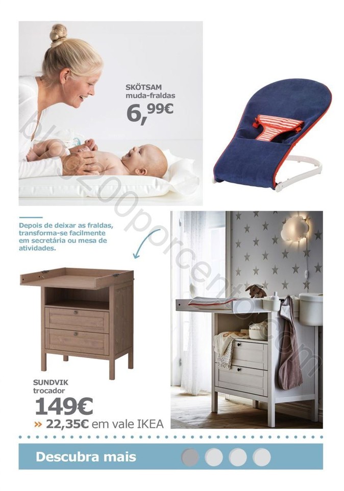 Antevisão Catálogo IKEA Bebé promoções de 19 