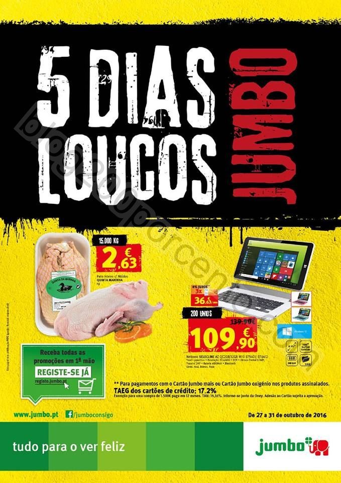Antevisão Folheto JUMBO 5 dias Loucos promoções