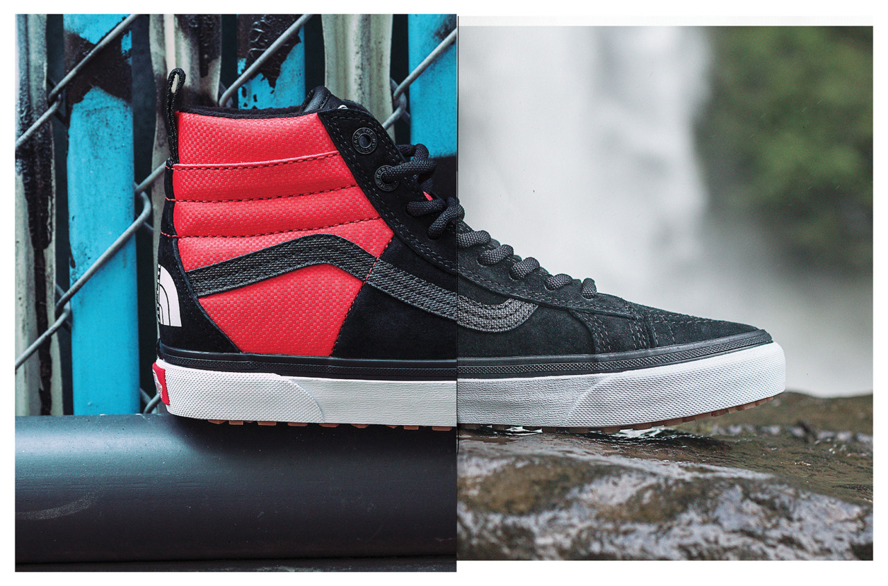 Vans e North Face Like A Man red