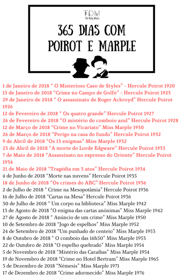 1 de Janeiro de 2018 “ O Misterioso Caso de Styl