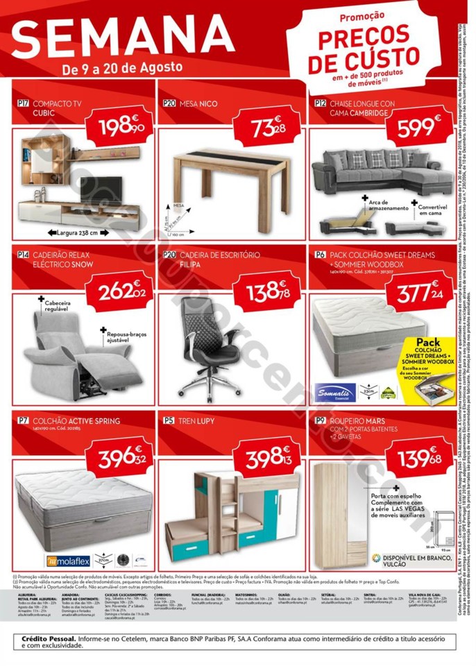 Antevisão Folheto CONFORAMA Promoções de 9 a 30