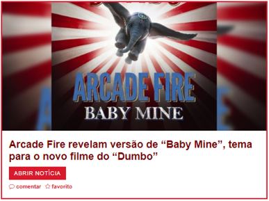 Arcade Fire revelam versão de “Baby Mine”, te