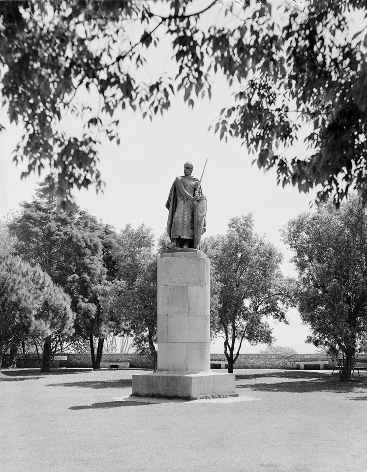 Estátua de Dom Afonso Henriques, 1961, foto de Ar