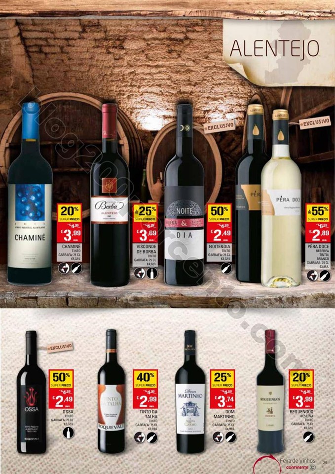 Antevisão Folheto CONTINENTE Vinhos promoções d