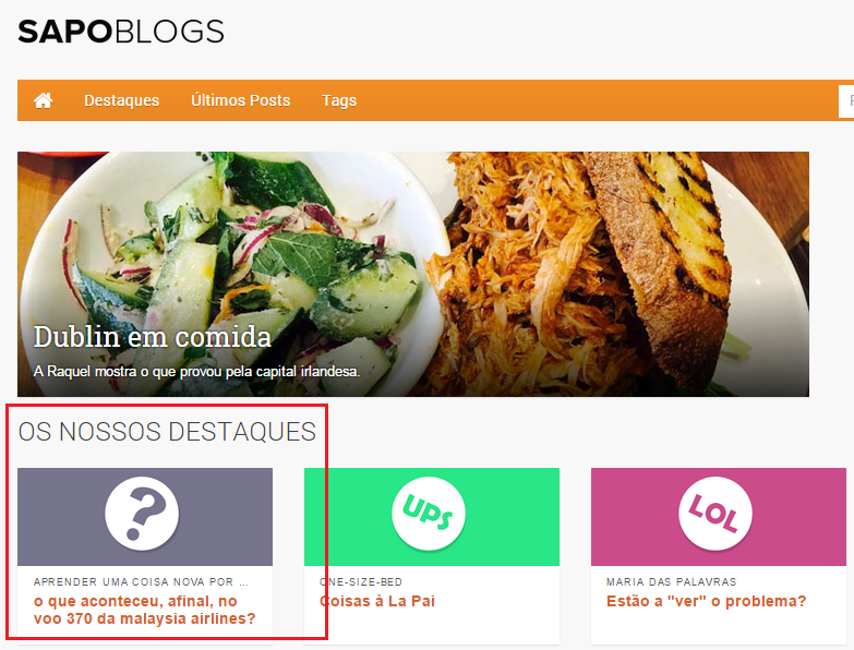 SAPO Destaque Aprender uma coisa O que aconteceu.p