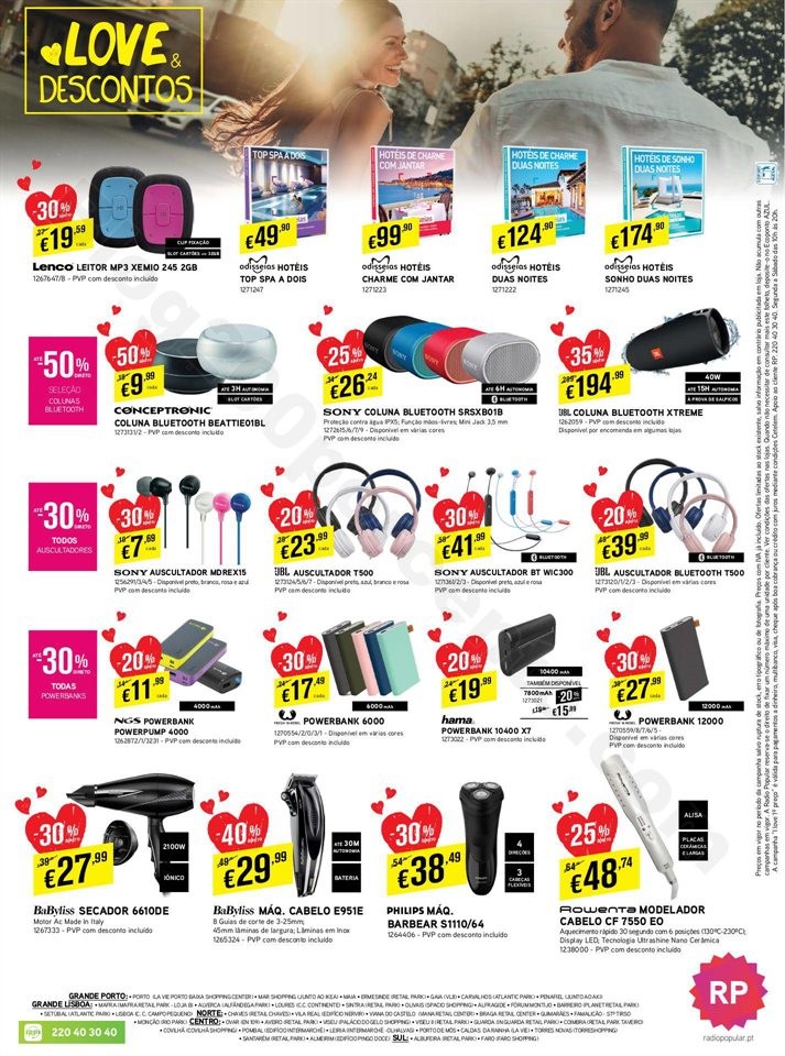 Antevisão Folheto RADIO POPULAR Promoções de 5 