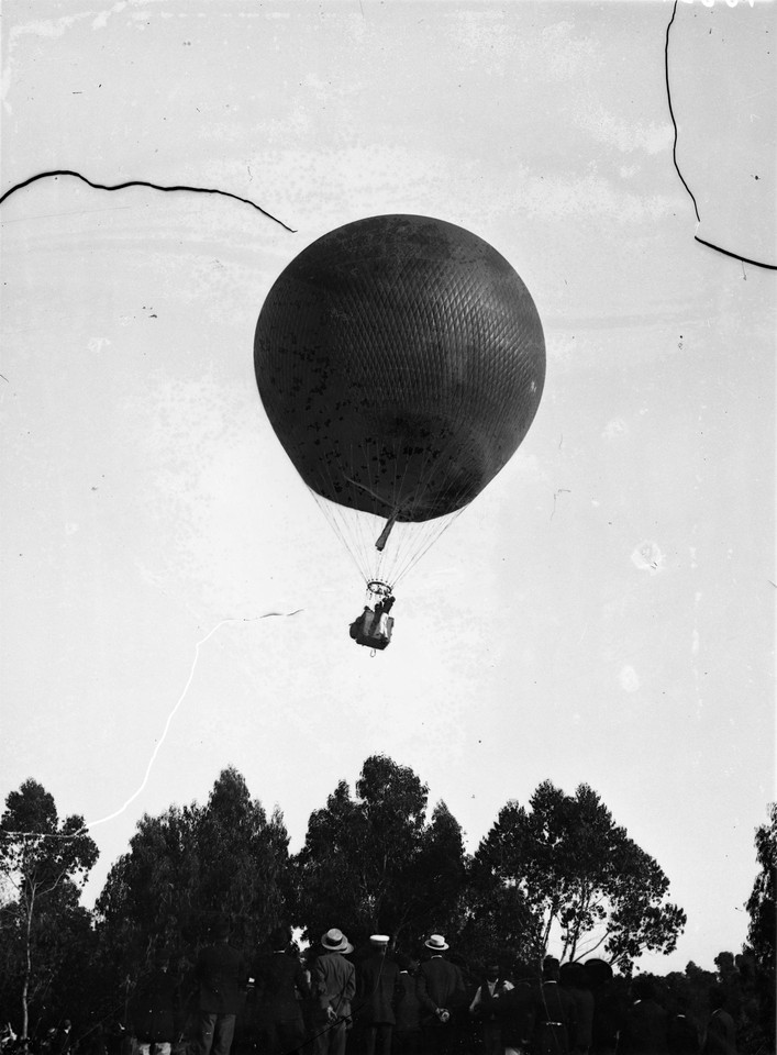 Ascensão do balão Naciona, foto de Alexandre Cun