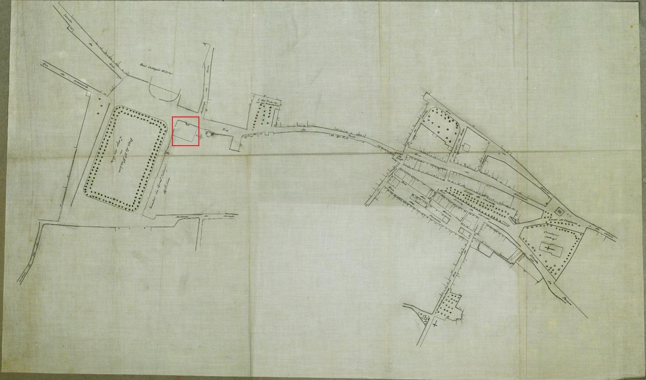 Planta topográfica do Largo da Luz e Largo de Car