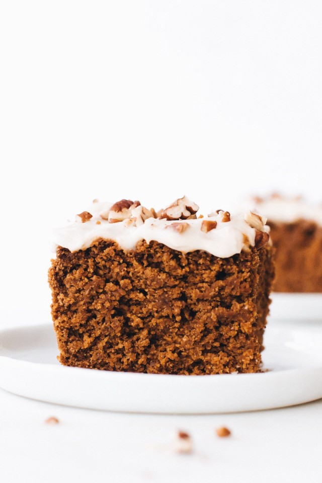 Bolo de abóbora vegan