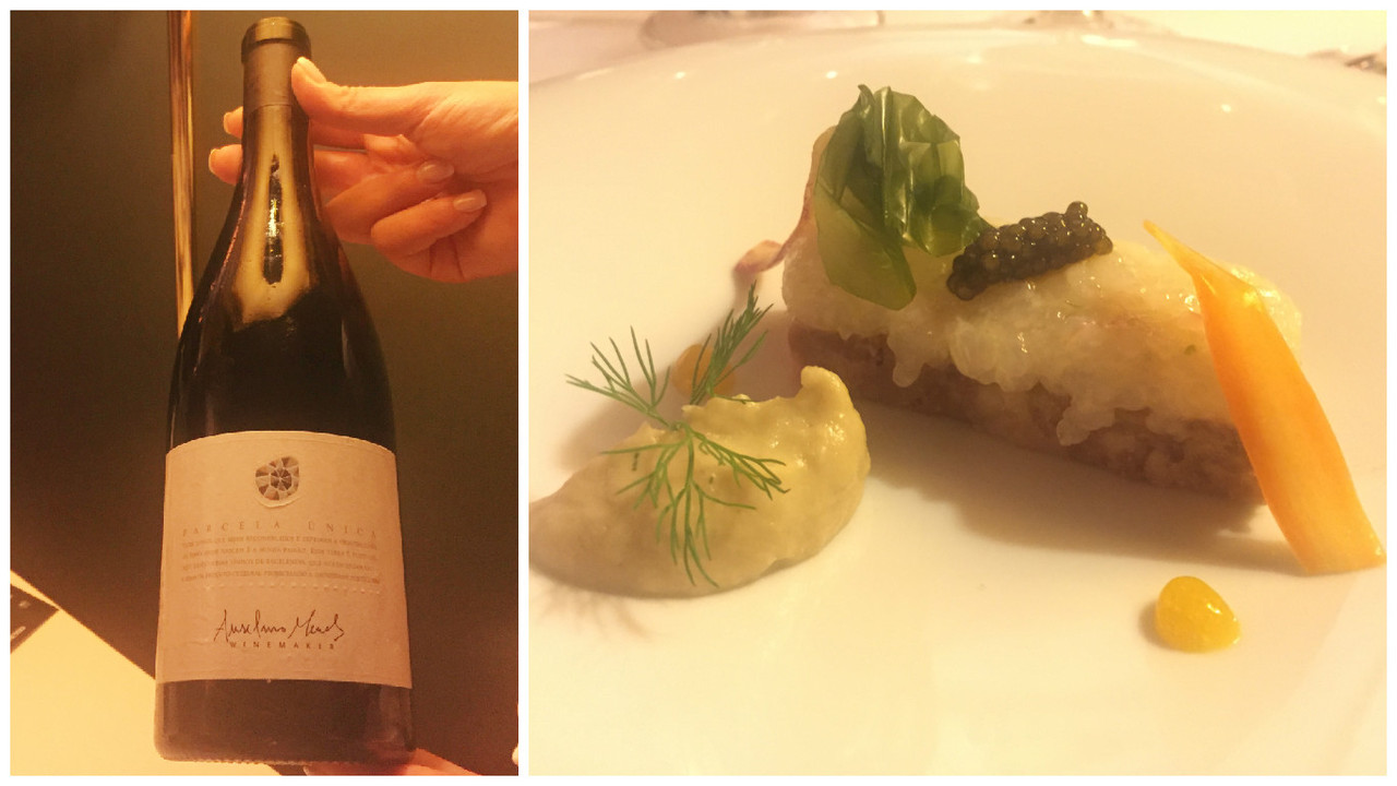 Chef Miguel Laffan - Cabeça de xara revisado, tártaro de lagostins, cremoso de funcho, salada de cenoura com maracujá e bergamota - Anselmo Mendes Parcela Única 