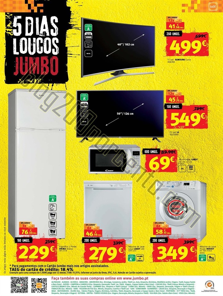 Antevisão Folheto JUMBO Extra Dias Loucos de 26 a