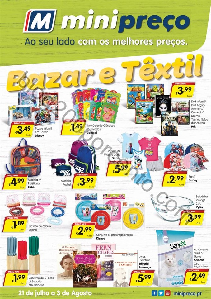Antevisão Folheto MINIPREÇO Bazar promoções de