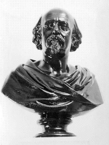 Busto do fundador do asilo de São João, José Es