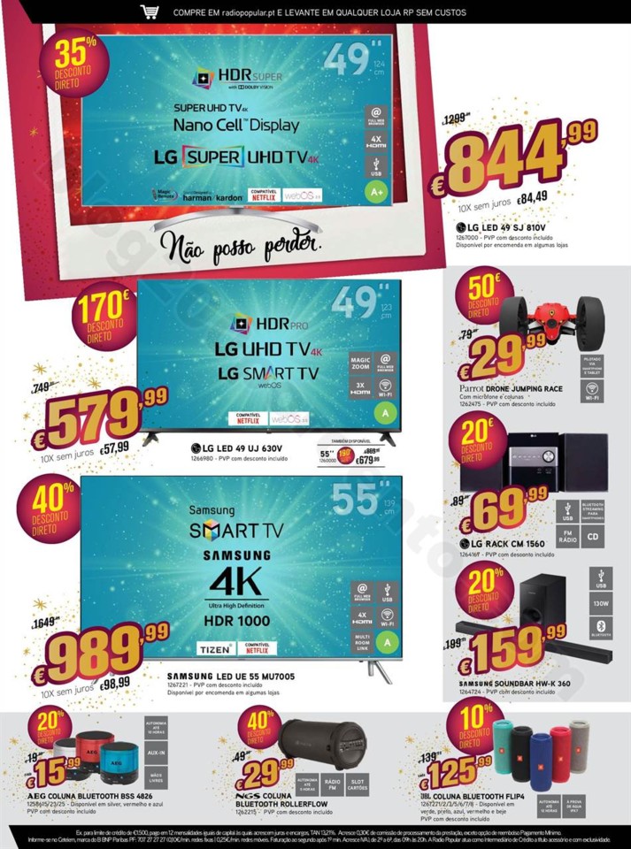 Antevisão Folheto RADIO POPULAR Promoções de 14