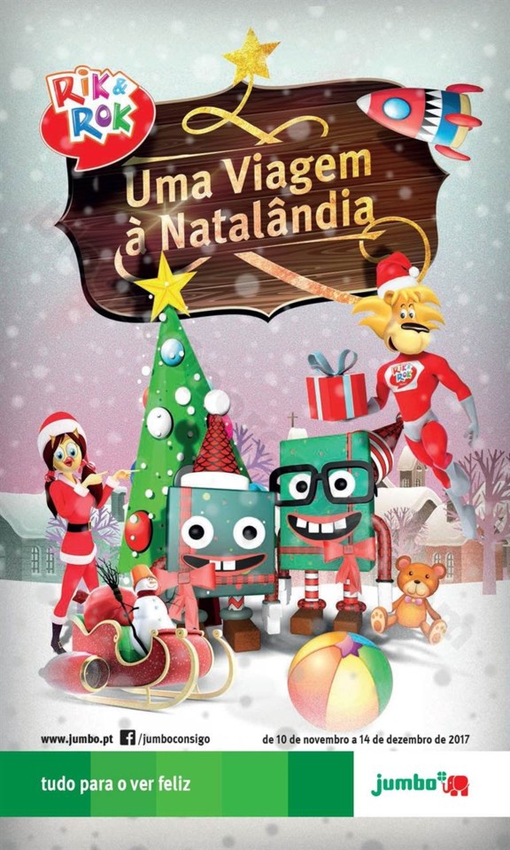Antevisão Folheto JUMBO Brinquedos Natal promoç