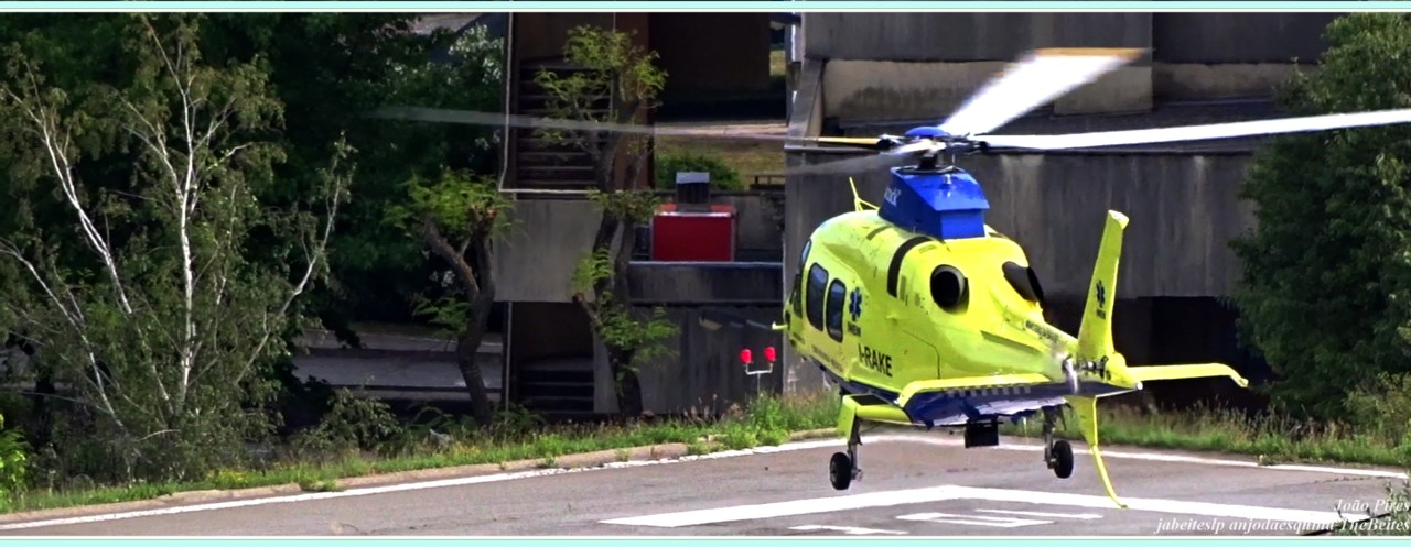 5   Heli do INEM no Hospital da Covilhã CHCB a 9-