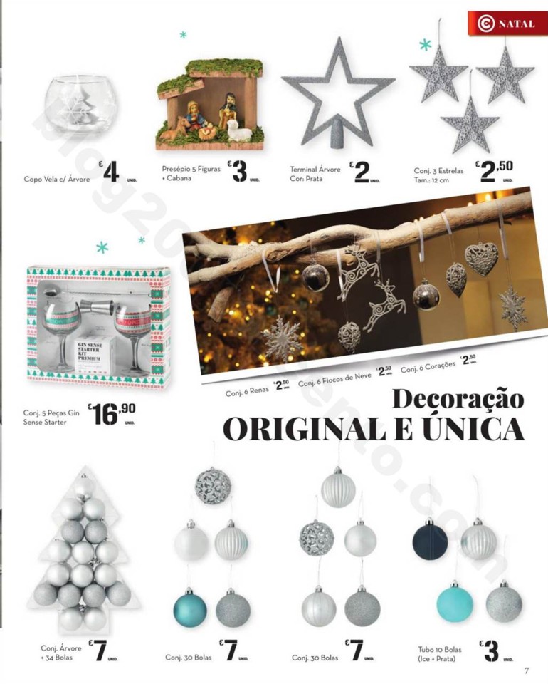 Antevisão Folheto NATAL Modelo decoração Natal 