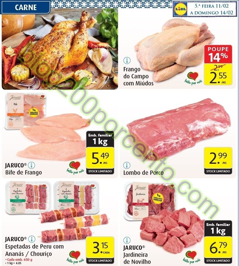Antevisão Folheto LIDL de 11 a 14 fevereiro - qui