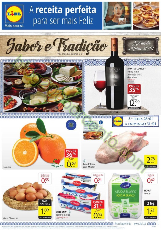 Antevisão Folheto LIDL Promoções de 28 janeiro 