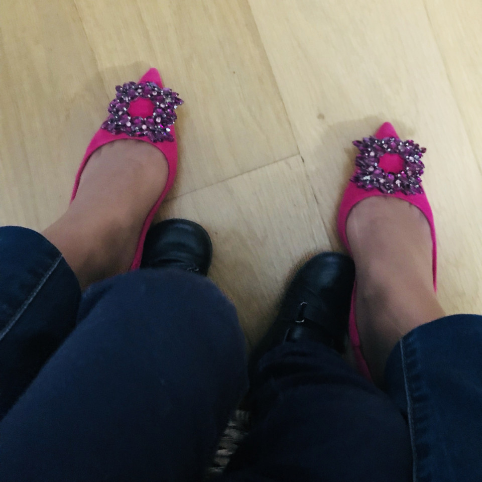 Quando os sapatos *gritam* Bradshaw e o Dinis *grita* eu também quero!