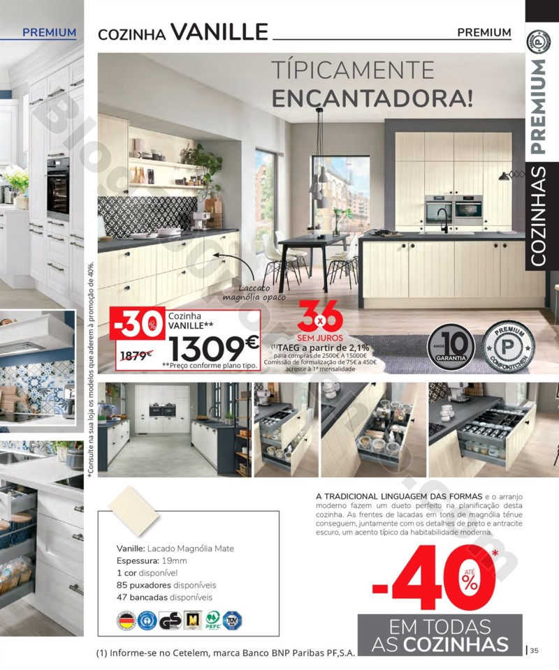 Antevisão Folheto CONFORAMA Cozinhas promoções 