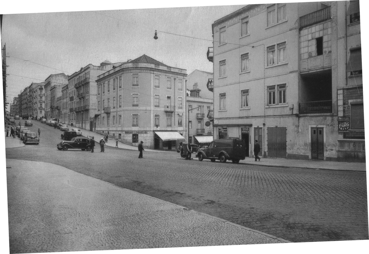 Rua de Luciano Cordeiro ao Conde de Redondo, Lisboa (A. Passaporte, c. 1958)