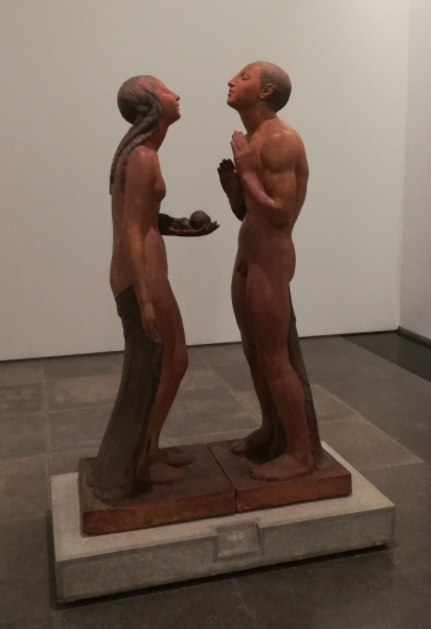 Adão e Eva por Ernesto Campo da Maya (1890-1981)