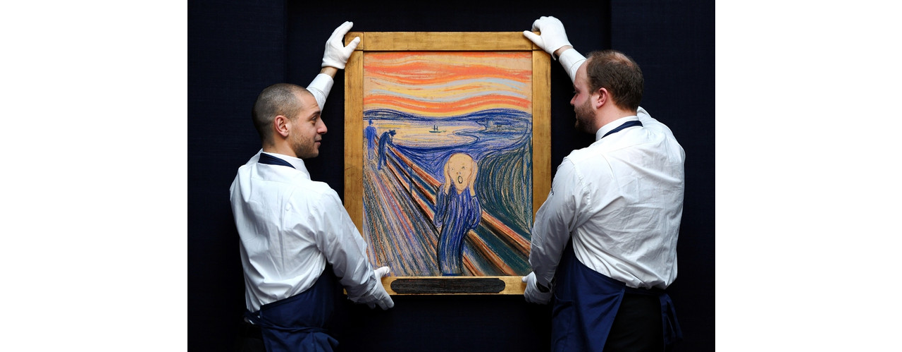 O Grito por Edvard Munch