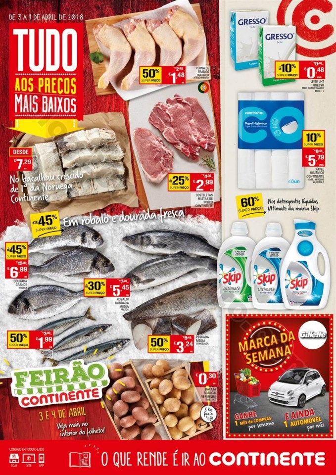 Antevisão Folheto CONTINENTE Promoções de 3 a 9