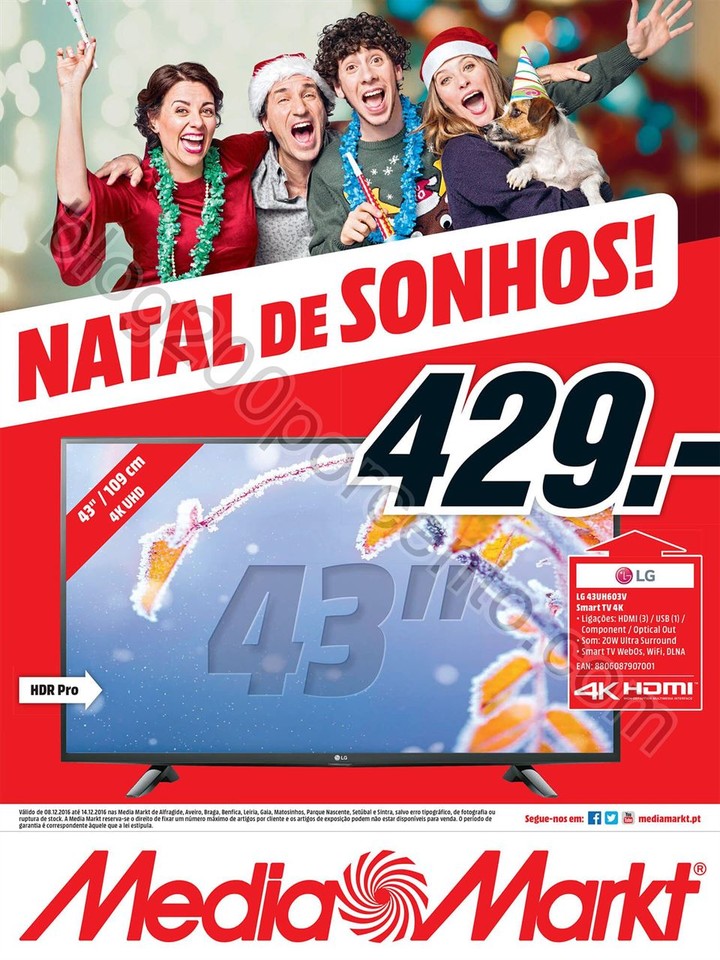 Antevisão Folheto MEDIA MARKT Promoções de 8 a 