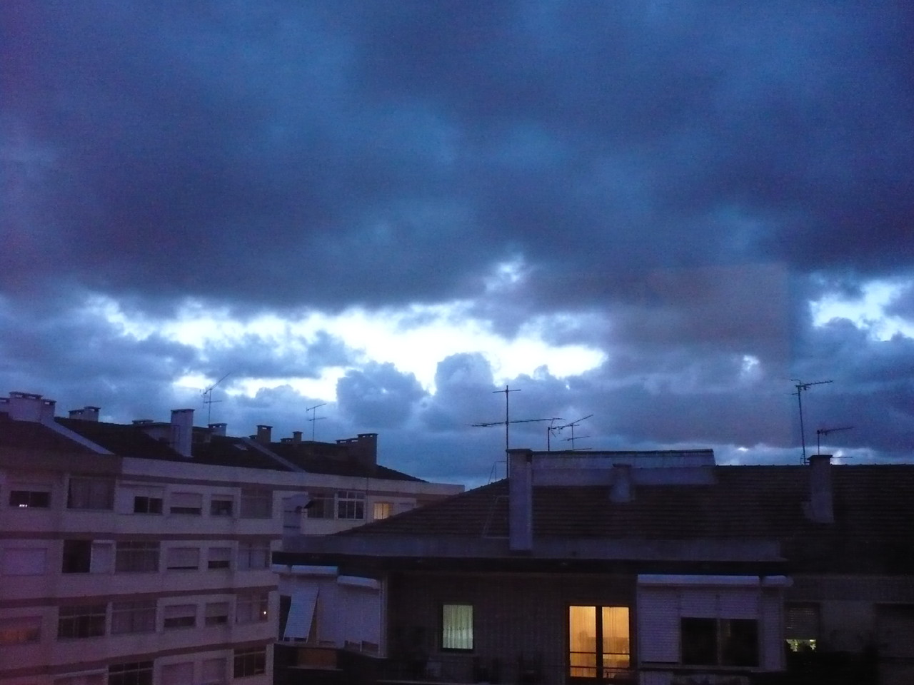 Núvens: &amp;#34;uma aberta&amp;#34;