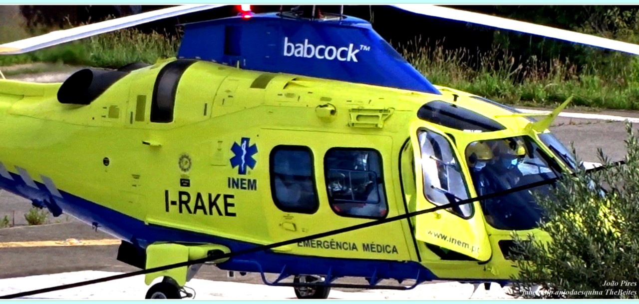 1   Heli do INEM no Hospital da Covilhã CHCB a 9-