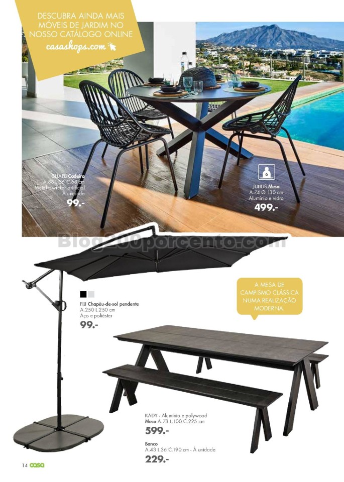 antevisão folheto CASA Jardim Promoções de 30 m
