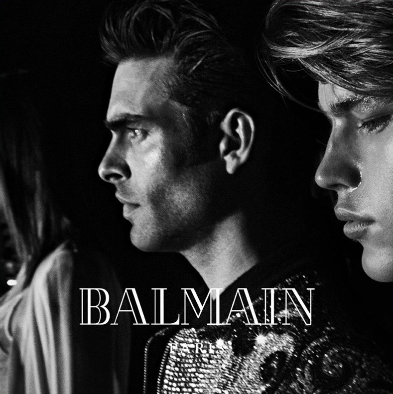 Jon-Kortajarena-Jordan-Barrett-Balmain-2016-Fall-W Jon-Kortajarena-Jordan-Barrett-Balmain-2016-Fall-W