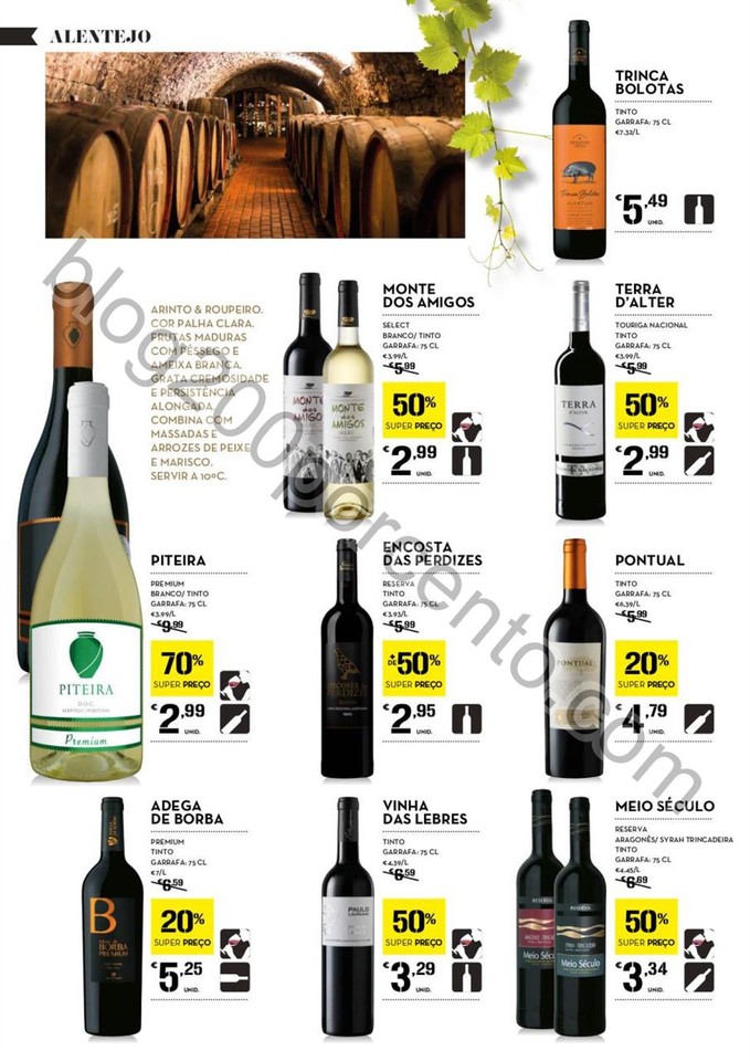 Antevisão Folheto CONTINENTE Vinhos promoções d