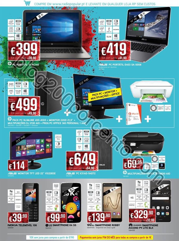 Antevisão Folheto RADIO POPULAR Promoções de 21
