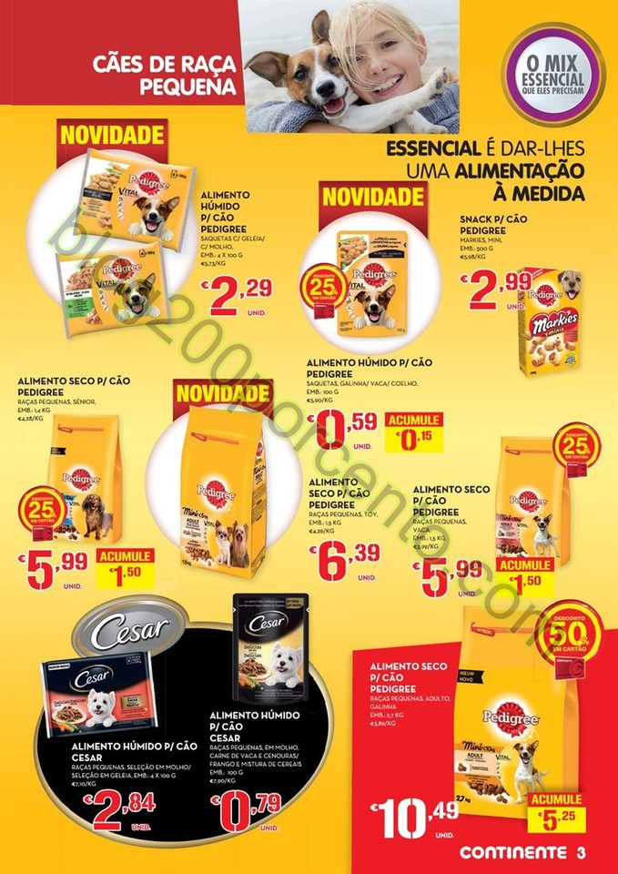 Antevisão folheto CONTINENTE Feira animal de 10 a