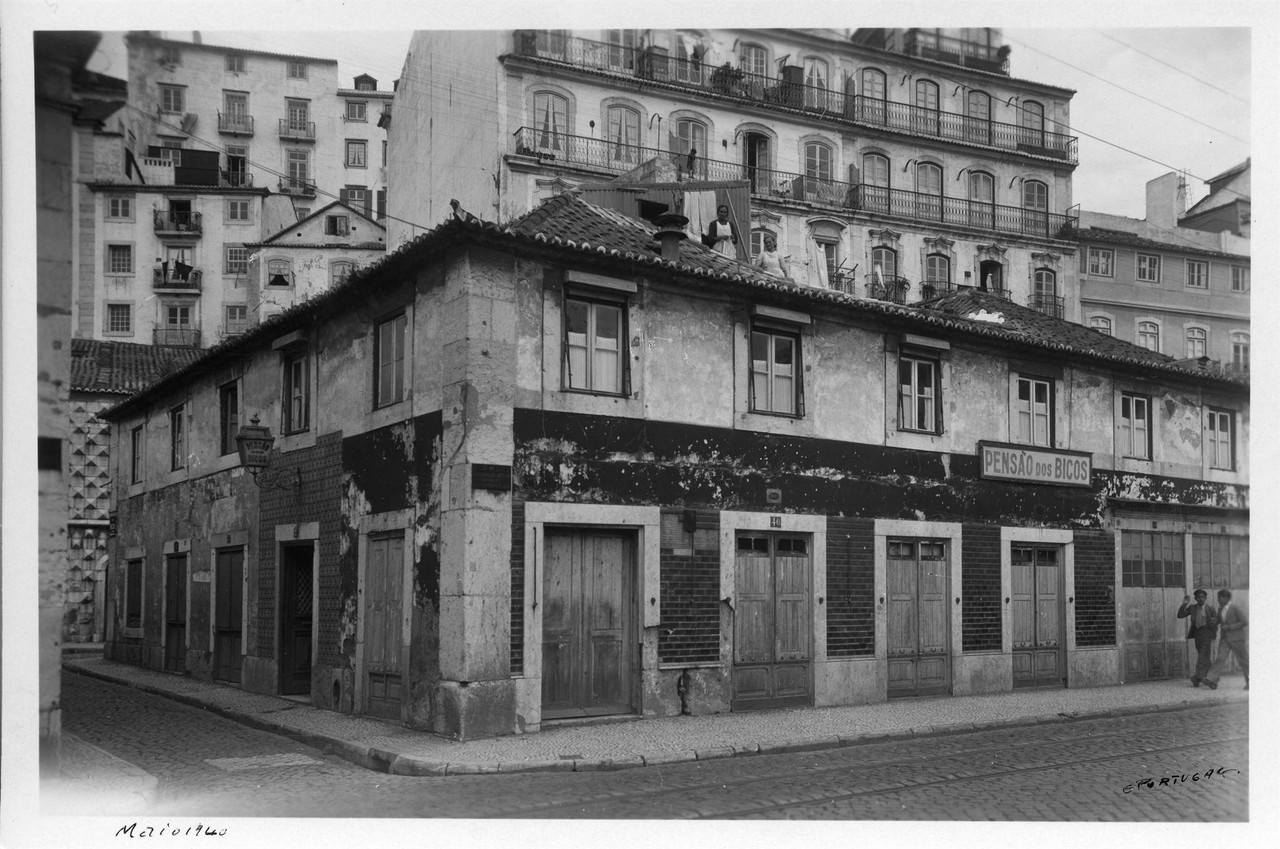 Terreirinho das Farinhas, 1940, foto de Eduardo Po