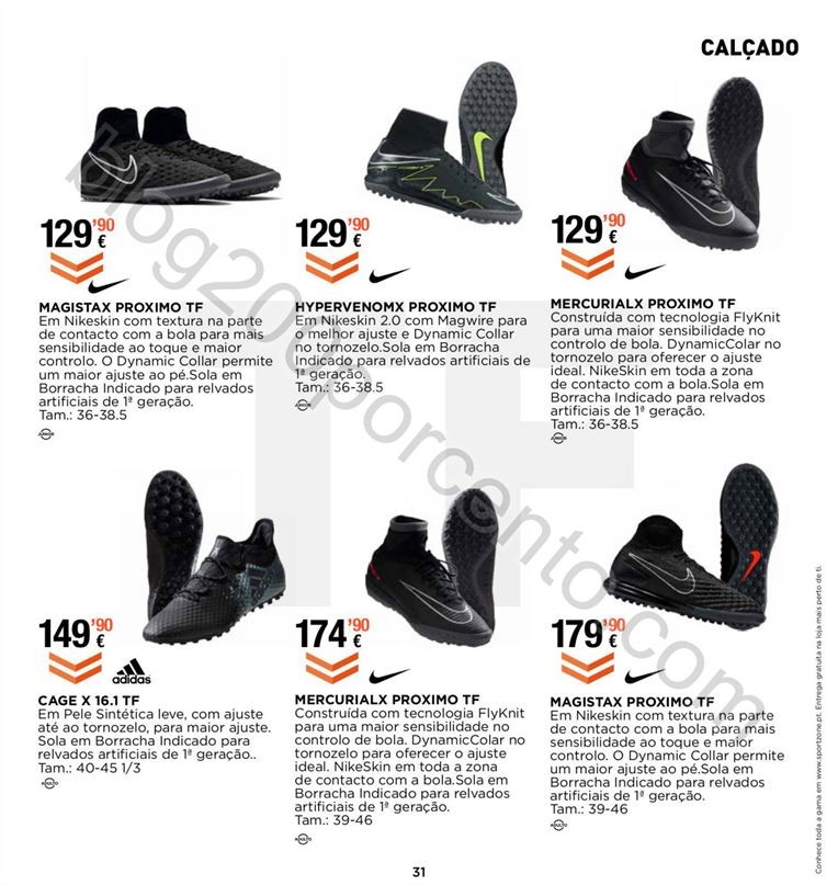 Novo Folheto SPORT ZONE Especial Futebol promoçõ