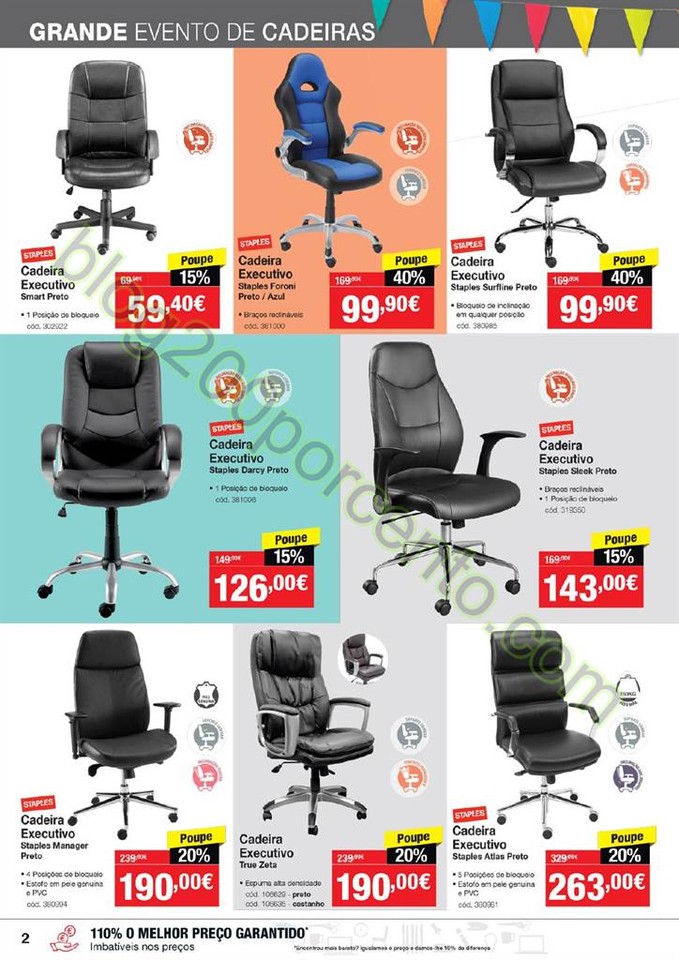 Antevisão Folheto STAPLES Promoções de 14 abril