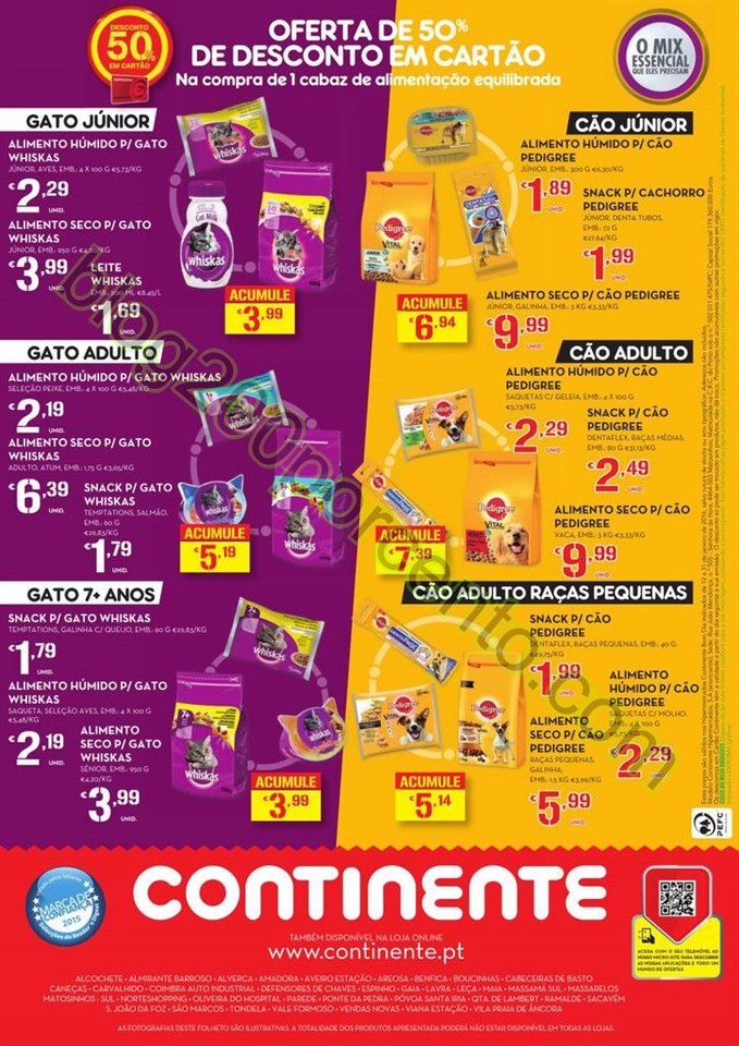 Antevisão Folheto CONTINENTE Pets promoções de 