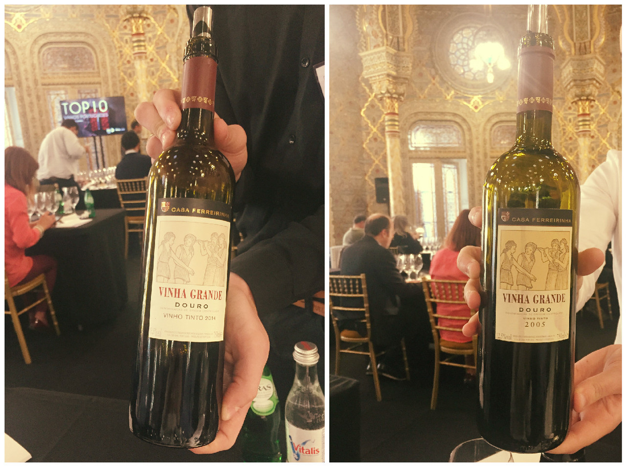 Prova vertical Casa Ferreirinha Vinha Grande ... 2014 e 2005