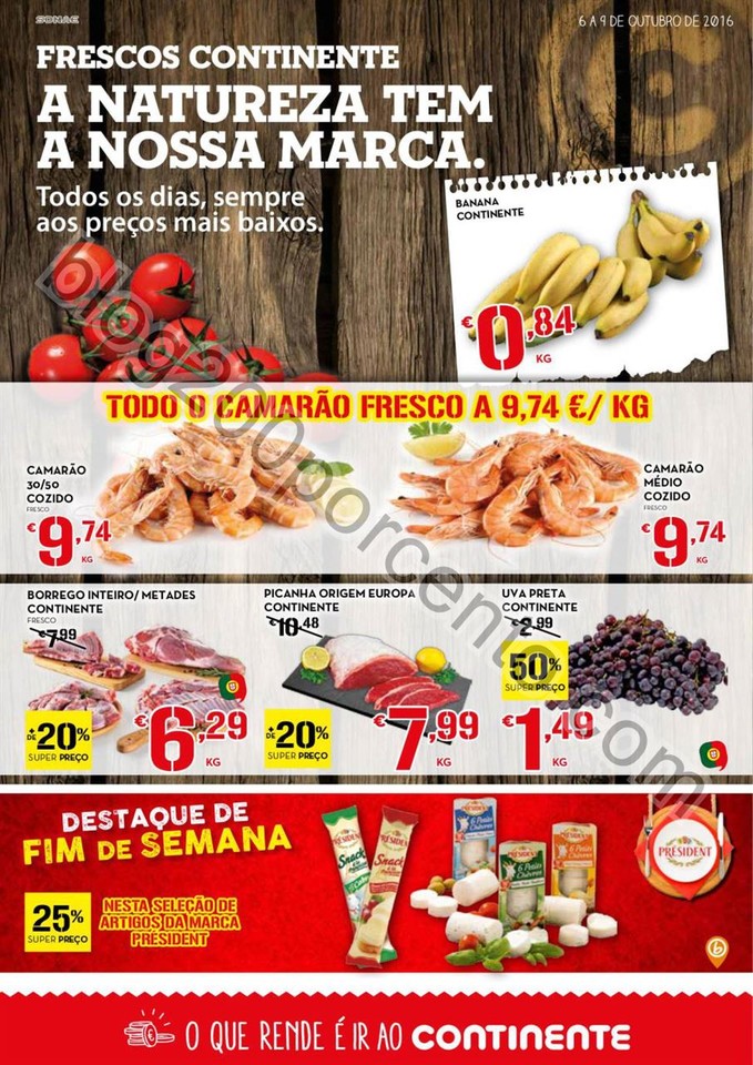 Antevisão Folheto CONTINENTE Fim de semana de 6 a