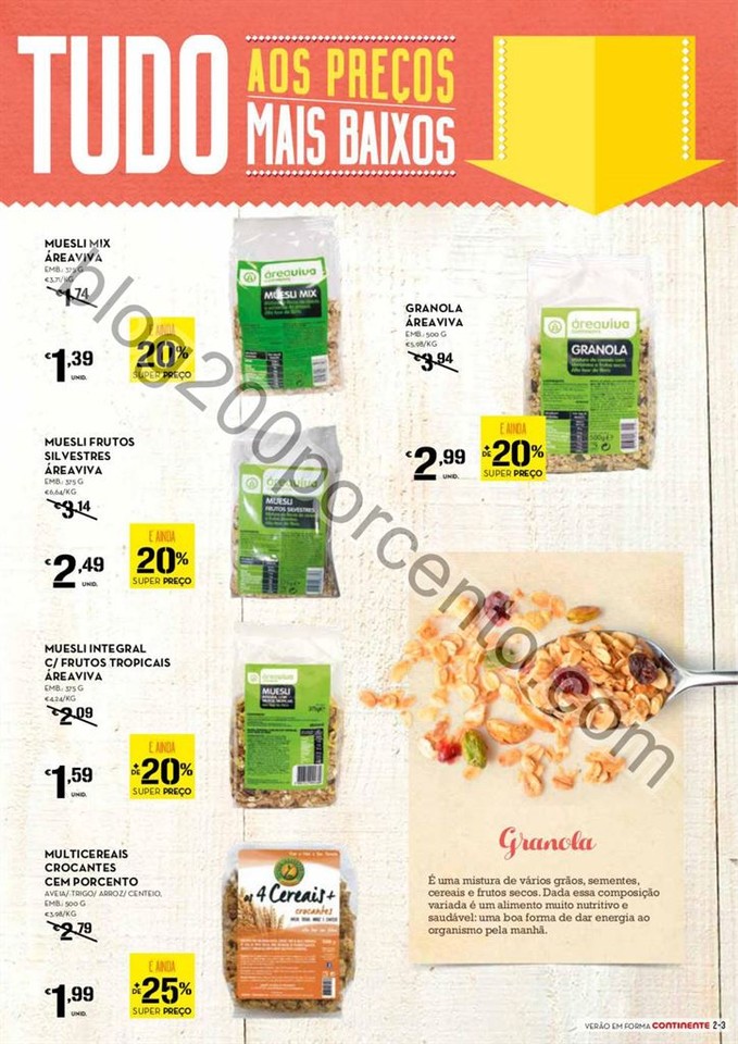 Antevisão Folheto CONTINENTE Extra verão promoç